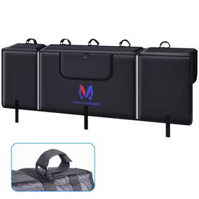Mic-tp-526 Mictuning 50 Inch Pickup Truck Bed Tailgate Crash Pad Protector Cover With Bike Racks