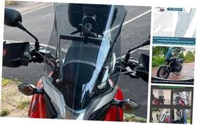 Cb500x Midimttop Md0352 Motorcycle Windscreen Compatible With Cb 500x 500 X 2013 Grey Smoke