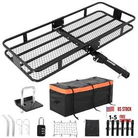 Btf-s3yn-wkd3pxuibq6nx1 Milleloom 70 Inch X30 X6 Folding Hitch Carrier Basket - 72x30 X6in Frame Net Bag