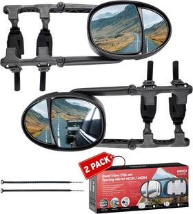 Mirroguard 198168186916 Extended Towing Mirrors Universal Clip-on Side Mirror Extensions For Pickups R