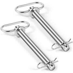 Hui-morningro-1278 Morningro 2 Pcs Trailer Hitch Pins And Clip 3/4 X 6 1/4 Inch Clevis Pin With Handles Tr