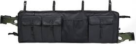 Mwx 800689609521 Double Gun Rack For Utv Carrier Rifle Case Rear Storage Bag Cage 2 Guns