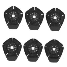 Nanchroadly L018 6 Pcs Wiper Cover Silicon Hole Protective Arm Black