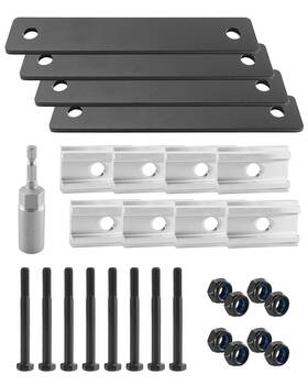 Neqxfq Rtmhkks0109 Rooftop Tent Mounting Hardware Set Brackets Including 4