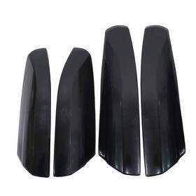 Newyall 726587171345 Black Roof Luggage Cargo Rail Rack End Cap Cover Set For Toyota Highlander 20