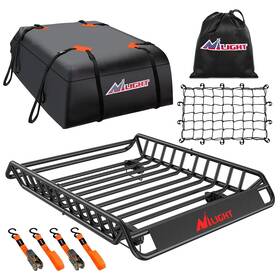 92284b Nilight 51 Inch X 36 5 Universal Roof Rack Cargo Basket Heavyduty 200lbs Capa