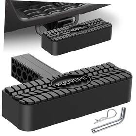 Nu-sltb-01 Nuovepe For 2 Inch Receiver Rear Bumper Guard Protector Anti Slip With Hitch Step