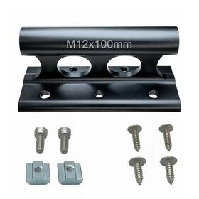 M12x100 Odier Bike Fork Mount Block For Car Rack Cross Bar Truck Bed Storage 9x100mm 15x110