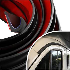 Cao-2204 Ofband 26.25ft Rv Rain Gutter Diverter With J-shape Drip Guide Rail Self-adhesive Gutt