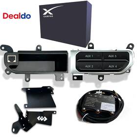 4x30a Offcie 313107379376 Auxiliary Switch Bank Kit Aux Panel Dash 4 Buttons For Wrangler Jl