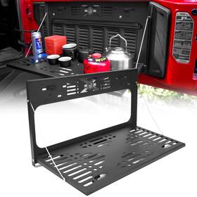 Rog1223fp Offroad Gamers Drop Down Tailgate Table For 2007-2024 Wrangler Jk And Jl Rear Trunk Foldable