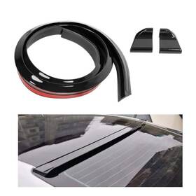 Ohleats-1856ds Ohleats Car Rear Wing Decorative Strip 4.59 Ft Spoiler Free-punching Rubber 1.77 Inch