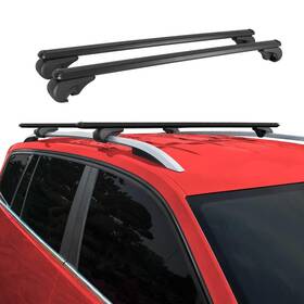 Omac 698797922517 Roof Racks Lockable Cross Bars Carrier Cargo Rail Aluminium With Tuv Fits