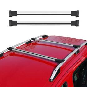 7520928-1 Omac Roof Rack Cross Bars For Chevrolet Captiva Sport 2012-2015 Silver Luggage