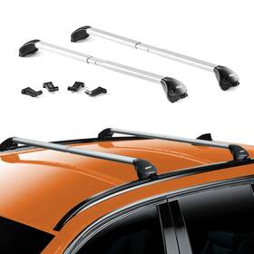 G005823 Omac Roof Rack Cross Bars For Audi A3 Quattro 2006-2013 Silver Carrier 2 Pcs