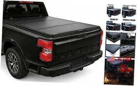 Ql-d48yalfv9iwvcaqw695p-w Peakpursuit Heavy Duty Hard Folding Tonneau Cover For 4.2ft Short Truck Bed Tri 4.2 Ft