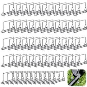 736541 Percyeffie 60pcs Square Trailer Coupler Pin Hardware Pins 1/4 Inch Diameter X 2-3/4