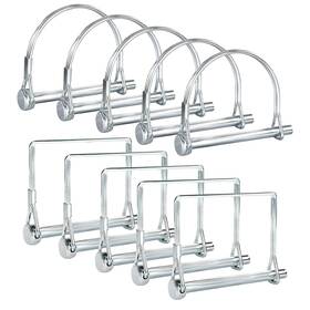 Pinailer 711181543667 Pack Of 10 Trailer Pin 2-3/4 Inch X 1/4 L W Featuring Pto Pins Lock