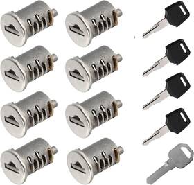 Poeihv 726084974340 8 Pack Lock Cores For Yakima Sks Car Roof Rack System Components