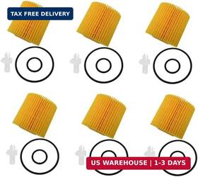 Powerworks 749346321997 6 Pack Of Engine Oil Filter Compatible With Toyota Avalon Camry Highlande