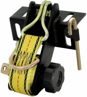 198010 Progrip Truck Rack Tie Down Top Loader Strap With J Hooks And Adapter Bl