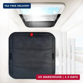 Prutomr 658358564486 Rv Sun Blackout Vent Cover Reflective Insulation Skylight Window Shade Roof Ve