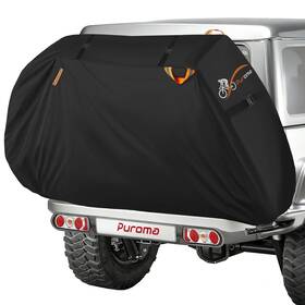 Bc300xl Puroma Bike Cover For Transport On Rack 82 Inch L X 38 W 47 H Pure Black