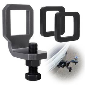 Fztcgj01 Qonicfly 2 Inch Anti Rattle Hitch Clamp With Silencer Pads Heavy Duty Stabilizer