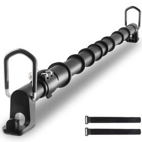 Quynhni 738242615187 Car Clothes Hanger Bar Bars For Vehicles 34-54 In Black
