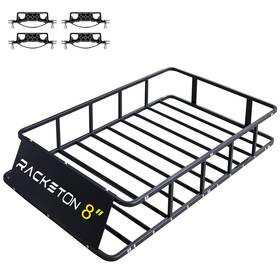 Rck-64-39-8 Racketon 74 X45 X8 Roof Cargo Rack For Suv Car Trucks Heavy Duty Basket A