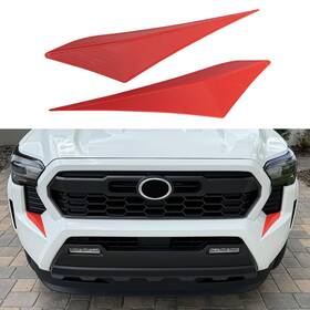 20250825 Ravotom Front Side Grille Patch Compatible With 2024 2025 2026 Toyota Tacoma Red