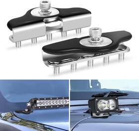 Rfb806 Rfroad Lighting Hood Mount Led Light Pod Brackets 2pcs Universal Bar Mounting Bracke