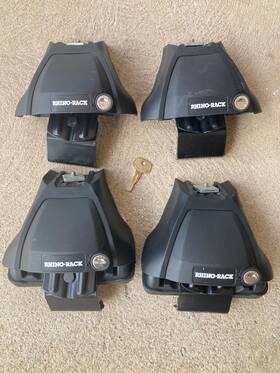 2500-rlkva Rhino-rack 2500 Mounting Towers For Naked Roofs Leg Kit Rlkva Roof Locks