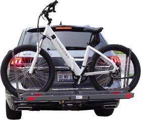 Rhinobilt 850046131479 4 Inch Wide Fat Tire E-bike Rack Double 2 Bike Hitch Mount With Ramp