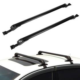 Roadfar 190726399462 43.3 Roof Rack Top Rail Luggage Carrier Baggage Crossbars Fits No- Ro