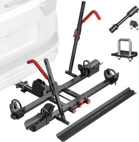 At-ebr01 Roamease Hitch 2-ebike Rack Foldable 170lb Electric Bike Carrier 2 Inch Receiver Car Suv New
