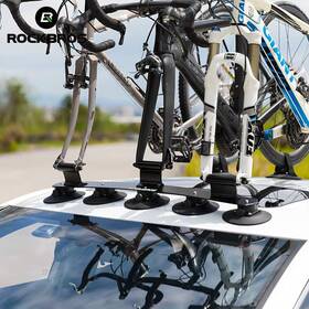 Xp1003bk Rockbros Suction Cup 3bike Rack For Car Roof Quick Release Sucker Mount