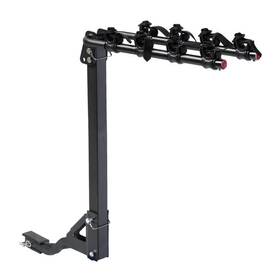 10104073r Rockland Foldable 4-bike Rack 120 Lbs Capacity Hitch Mount Bike With Pin Clip