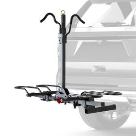10104158r Rockland Foldable 2-bike Rack With Lock 200 Lbs Capacity Hitch Mount Bike Fits