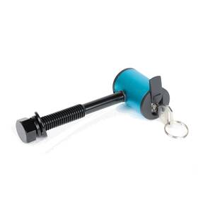 Rockland 805089693286 1/2 Inch -13 Anti-rattle Lock Hitch Pin Compatible Young Outfitr Bike Ra