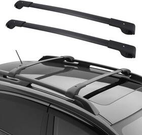 Rosy Pixel 703145721792 Roof Rack Cross Bars Pair Set 2009-2013 For Subaru Forester Aluminum Black Repla