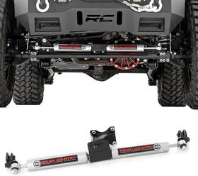 8734930 Rough Country Jeep Jk Dual Steering Stabilizer 8734930 Rough Country Jeep Jk Dual Steering Stabilizer