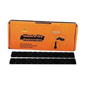 Ry28959-1 Rying Ry28959-1/4oz-bk Wheel Weights 1/4oz 72 Oz/box 288pcs With Strong Adhesive. 0.25 Oz Black