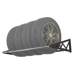 Sr-tr2710-bk-u-b Saferacks Adjustable Wall Mounted Tire Rack With Powder Coated Brackets Black Used