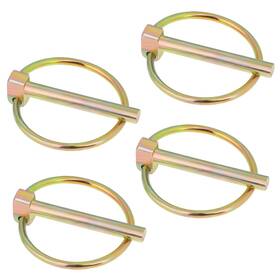 573890 Salbsever 4pcs Heavy Duty Lynch Pin Assortment Kit With Ring 1/4 Inch Locks Traile 573890 Salbsever 4pcs Heavy Duty Lynch Pin Assortment Kit With Ring 1/4 Inch Locks Traile