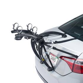 Saris 012527008919 Bones Car Trunk Bicycle Rack Carrier Mounts 2 Bikes Black - Durable