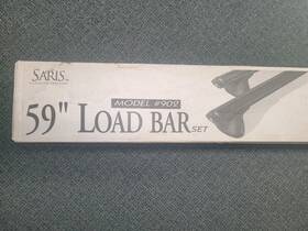 Saris 120527000902 Roof Rack Locking Load Bars 1 Pair Model # 902 New 59 Inches Long