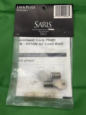 301n Saris Load Bar Lock Cylinders 2pk Bike Rack / Roof