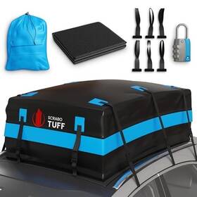 Scrabo Tuff 198168609231 21 Cubic Feet Luggage Carrier For Car Rooftop - Cargo Bag Waterproof