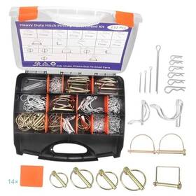 Js-gjb01 Selvora 232pcs Hitch Pin Trailer Pins Clip Assortment Kit
